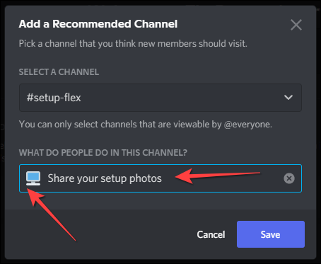 Add-an-Emoji-and-description-for-the-channel-in-Discord