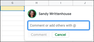 AddComment-GoogleSheets