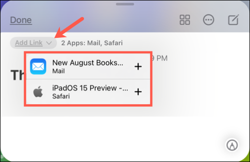 AddLinksToNote-iPadOS15QuickNote