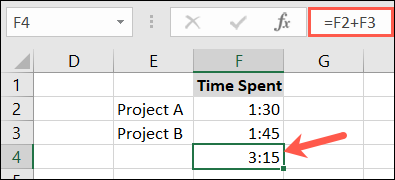 如何在 Microsoft Excel 中添加或减去时间