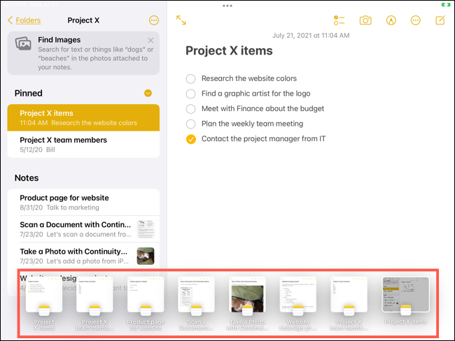 AppShelfNotes-iPadOS15