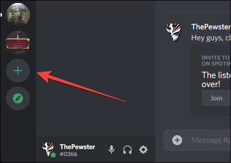 Click-on-the-large-plus-icon-to-create-a-new-server
