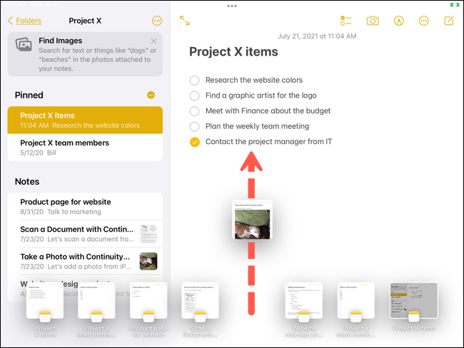 CloseWindowAppShelfNotes-iPadOS15
