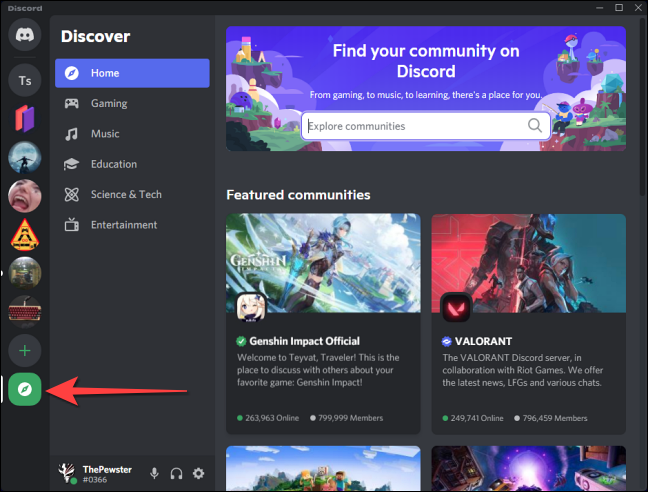 Explore-Public-Community-Servers