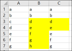 如何在 Microsoft Excel 中查找和突出显示行差异