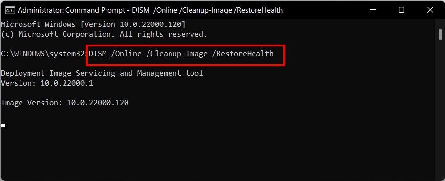 Fix-the-Registry-Issues-in-Windows-11-using-dsim-tool