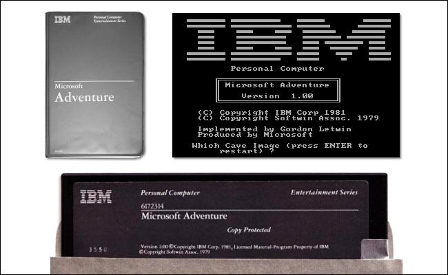 如何玩微软冒险,世界上第一个 IBM PC 游戏 如何玩微软冒险,世界上第一个 IBM PC 游戏