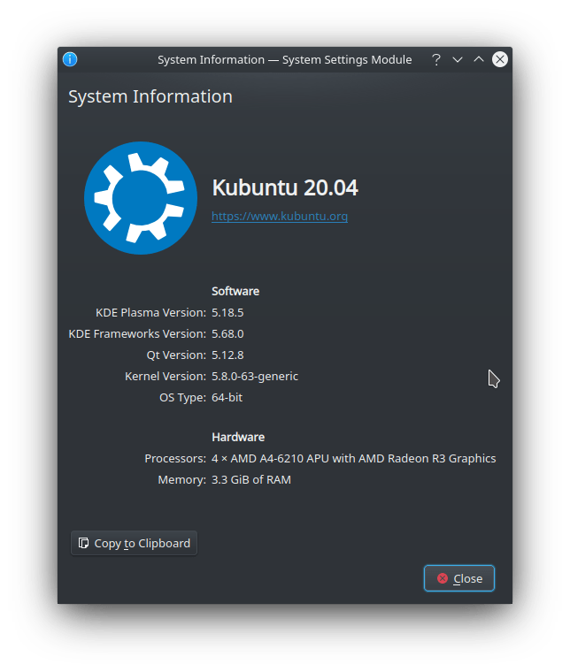 Kubuntu-System-Information