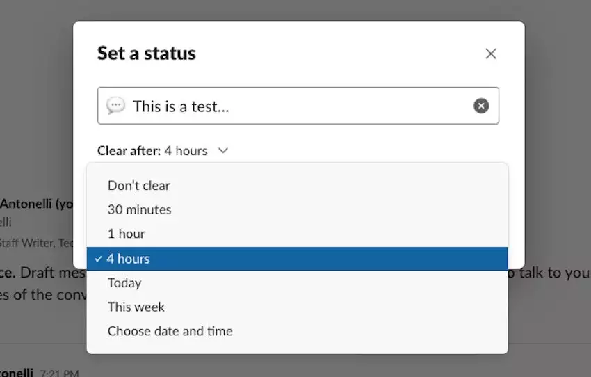 如何设置您的 Slack 状态并让同事知道您离开或忙碌
