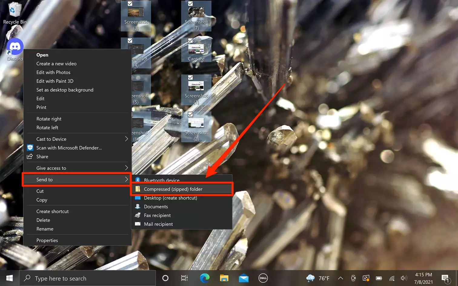 如何在 Windows 10 中压缩和解压缩文件 如何在 Windows 10 中压缩和解压缩文件