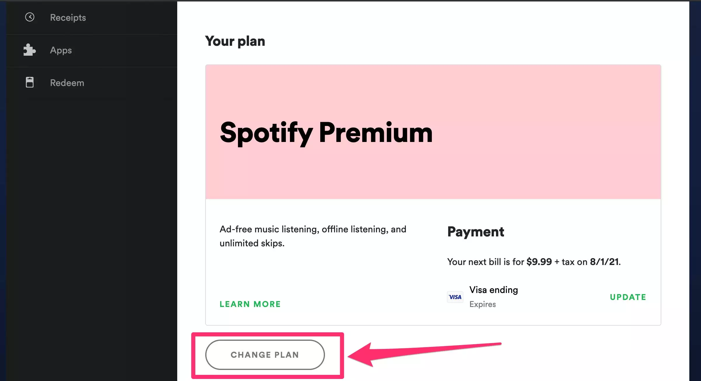 如何取消您的 Spotify Premium 订阅 如何取消您的 Spotify Premium 订阅