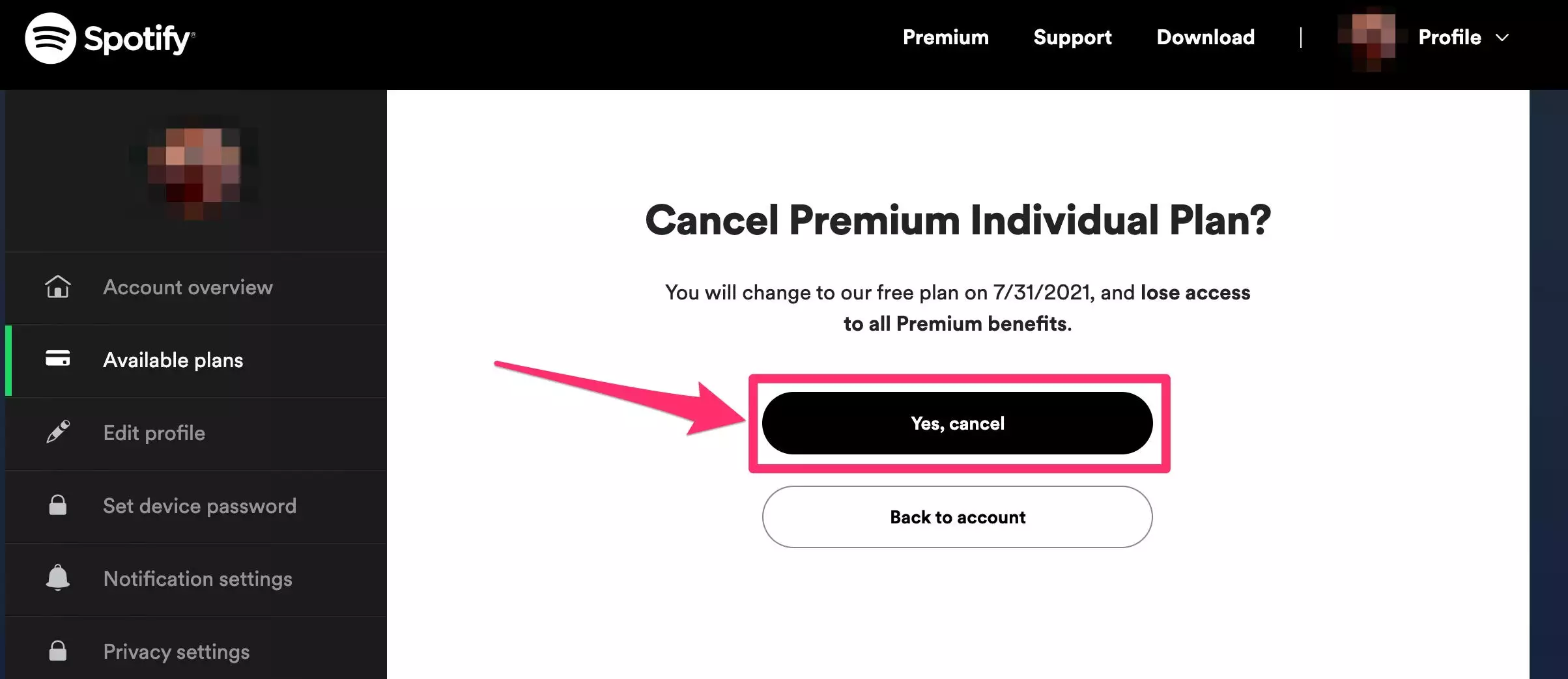 如何取消您的 Spotify Premium 订阅