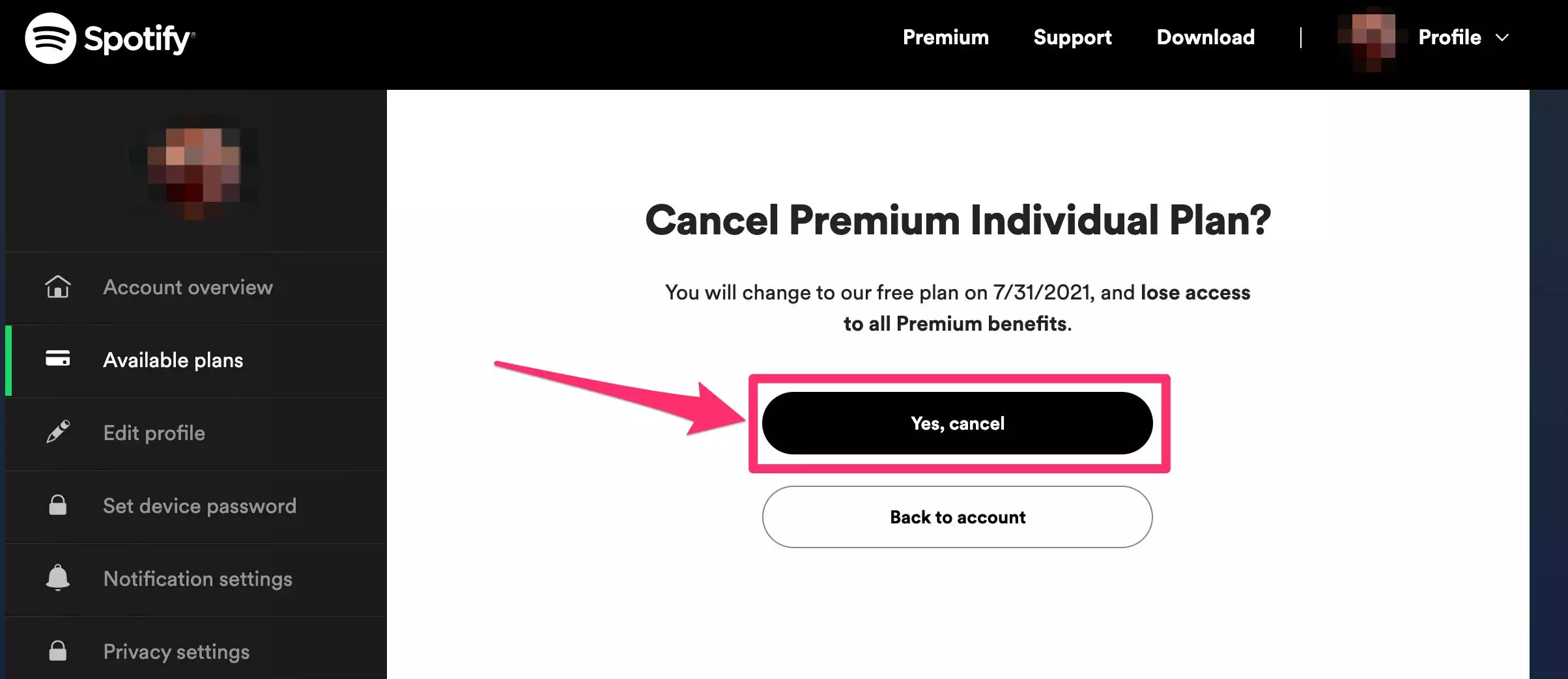 如何取消您的 Spotify Premium 订阅 如何取消您的 Spotify Premium 订阅