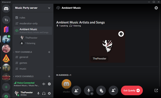 New-Stage-Channel-created