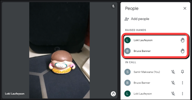 People-Who-Raised-Hands-During-Call-in-Google-Meet