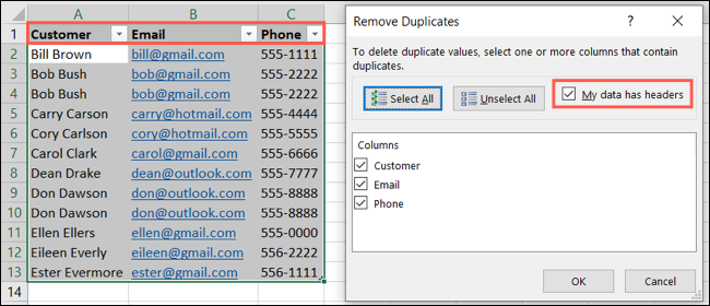 如何从 Microsoft Excel 中的表格中删除重复或空白行 如何从 Microsoft Excel 中的表格中删除重复或空白行