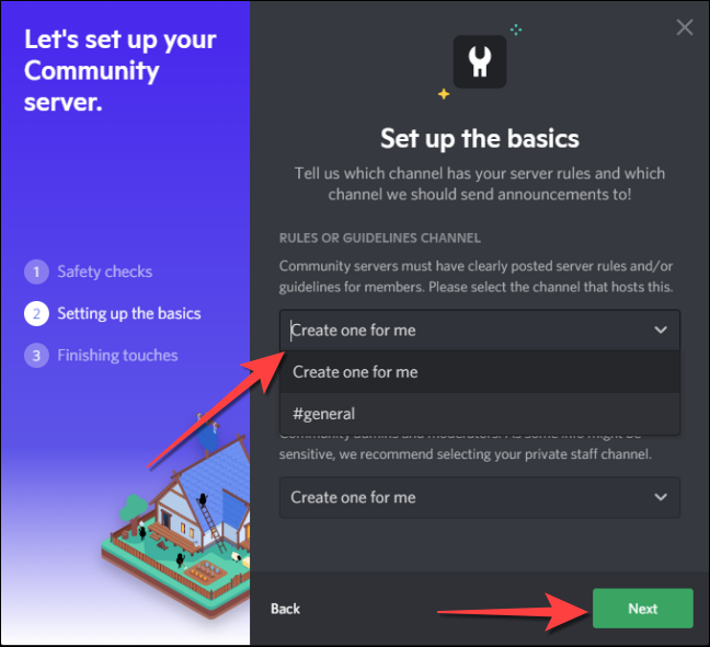Select-Channel-or-make-new-one-for-community-server