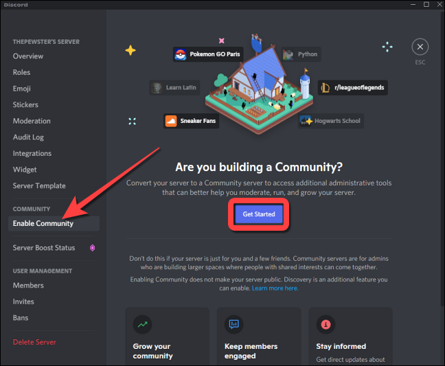 Select-Enable-Community-from-left-column-of-Server-settings