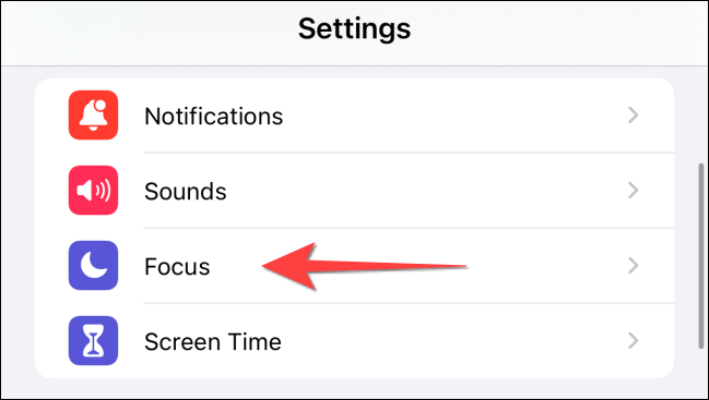 Select-Focus-from-the-Settings-App-on-iPhone