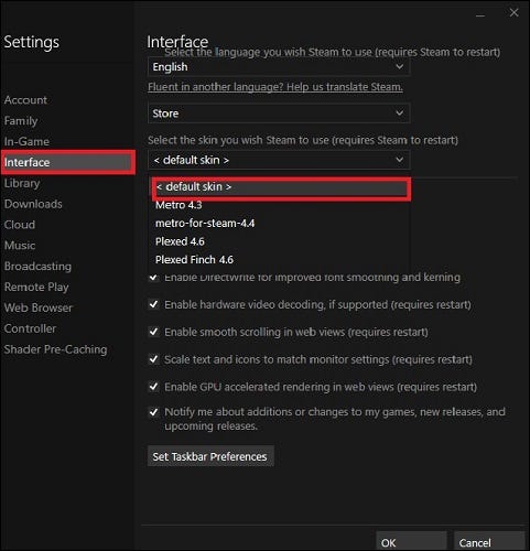 如何在 Windows 10 上安装 Steam 皮肤 如何在 Windows 10 上安装 Steam 皮肤