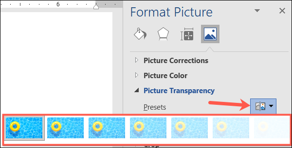如何在 Microsoft Word 中为图像添加模糊或透明度