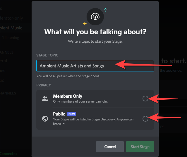 Type-in-Stage-topic-and-Choose-Members-only-or-Public-channel