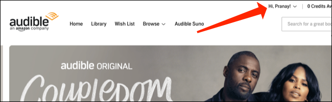 audible-website-hi-name-menu