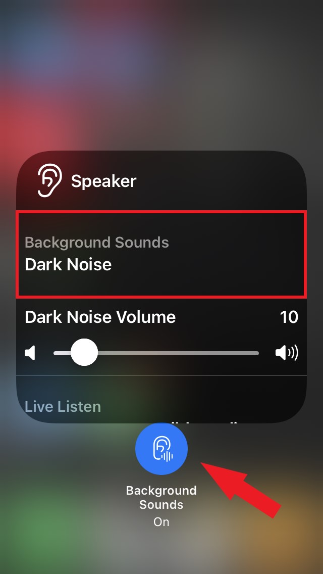 background-sound-settings