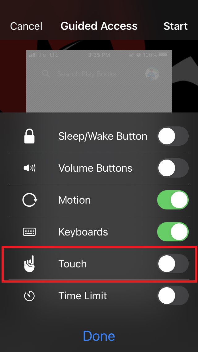 如何在 iOS 上为儿童禁用触摸屏？
