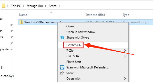 extract-windows-debloater