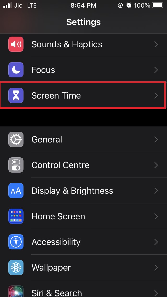 iOS-screentime