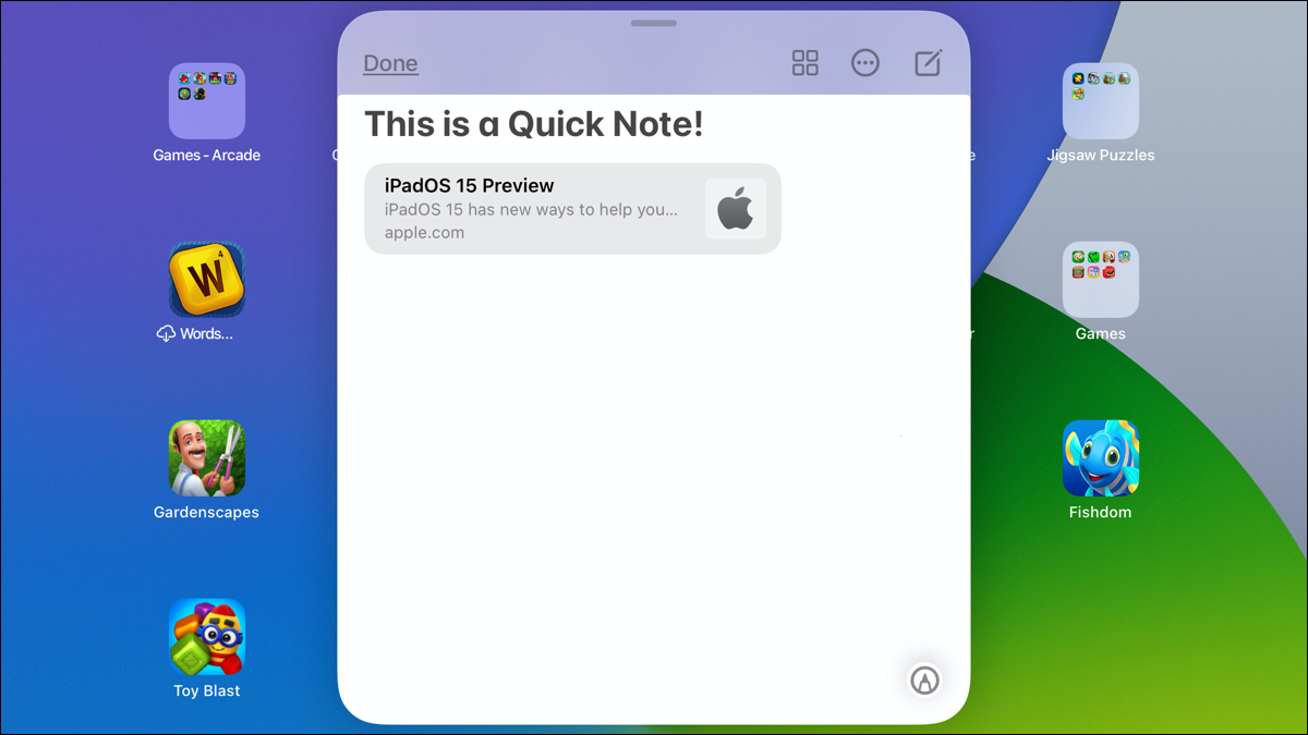 iPadOS15QuickNote