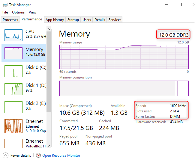 如何查看您的 PC 中有多少 RAM（及其速度）