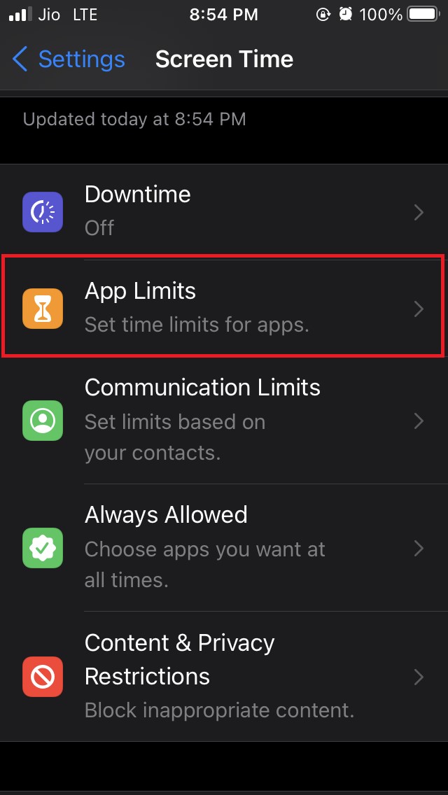 open-app-limits
