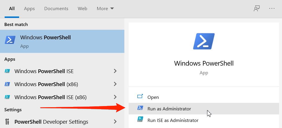 run-powershell-as-admin