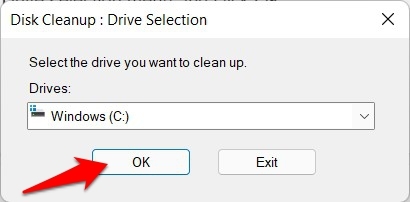 select-c-drive-in-disk-cleanup-windows-11
