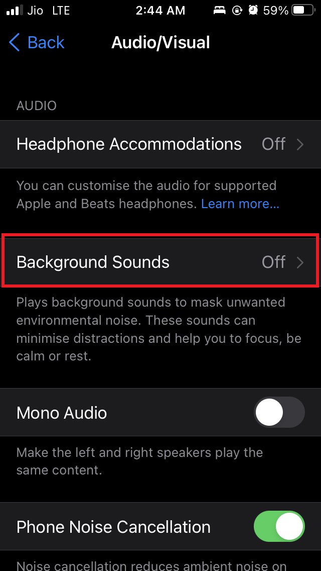 如何在 iOS 15 中使用 iPhone 背景声音？