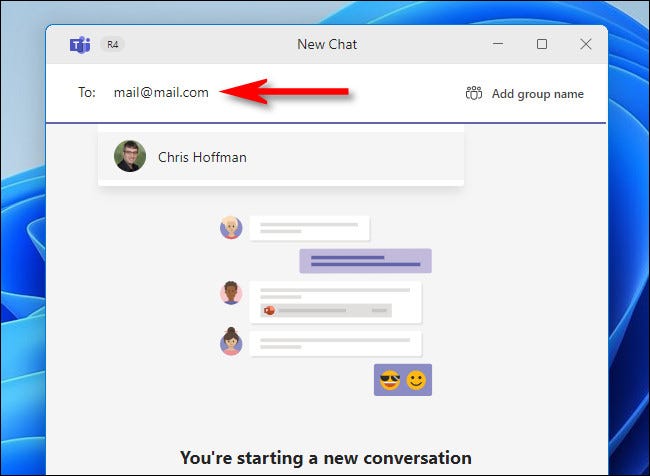 如何在 Windows 11 中使用 Teams Chat