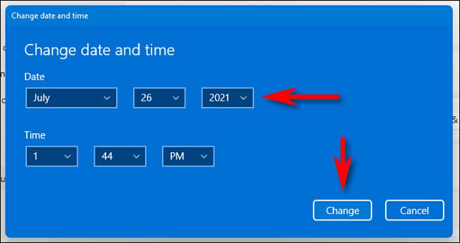 如何更改 Windows 11 上的日期和时间
