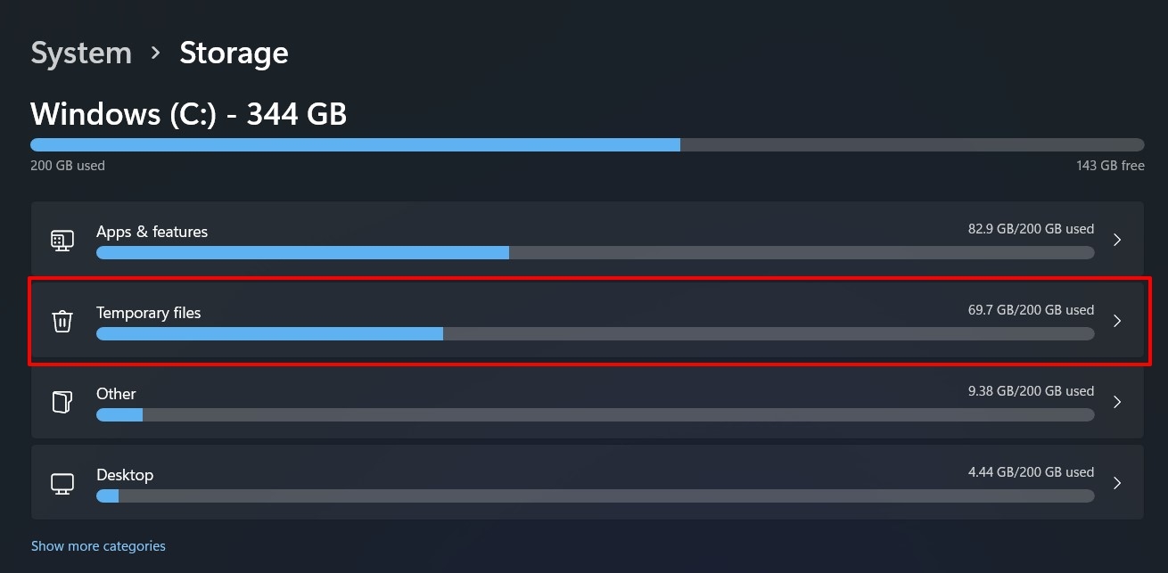 如何删除 Windows 11 中的临时文件? 如何删除 Windows 11 中的临时文件?