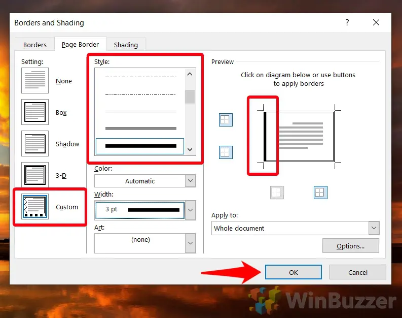 如何在 Microsoft Word 中添加页面边框 如何在 Microsoft Word 中添加页面边框