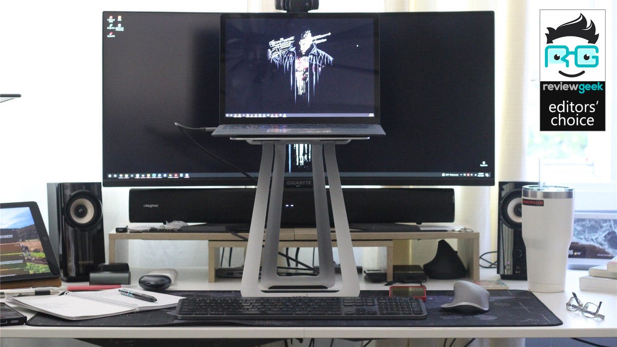 VariDesk 便携式笔记本电脑支架评论：时尚、纤薄、便携的站立式办公桌