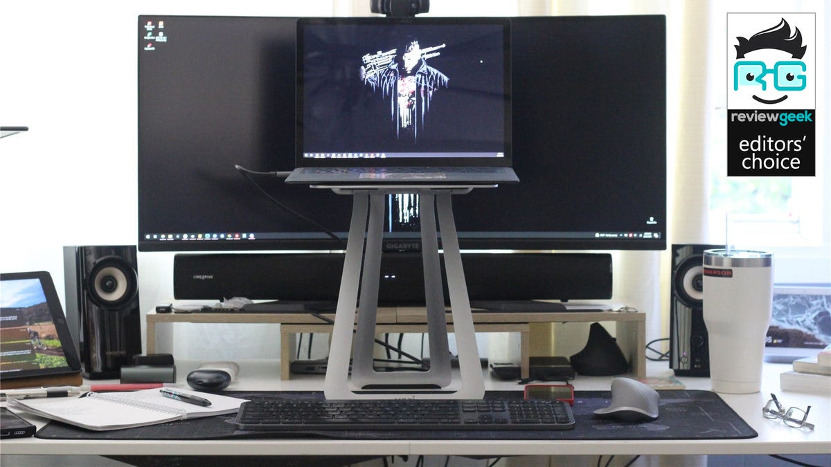 VariDesk 便携式笔记本电脑支架评论:时尚、纤薄、便携的站立式办公桌 VariDesk 便携式笔记本电脑支架评论:时尚、纤薄、便携的站立式办公桌