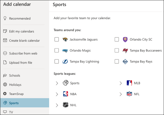 AddCalendarSports-OutlookCalendarWeb
