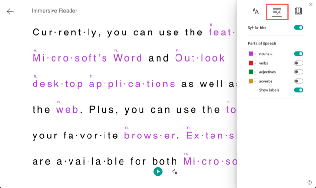 如何在 Microsoft Word、Outlook 和 OneNote 中使用沉浸式阅读器 如何在 Microsoft Word、Outlook 和 OneNote 中使用沉浸式阅读器