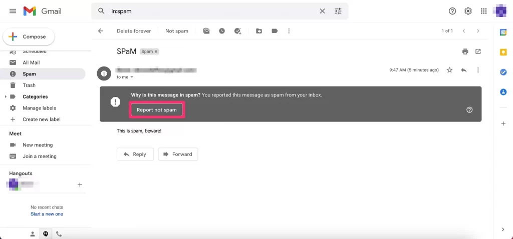 如何找到您的 Gmail 垃圾邮件文件夹并阻止电子邮件进入垃圾邮件