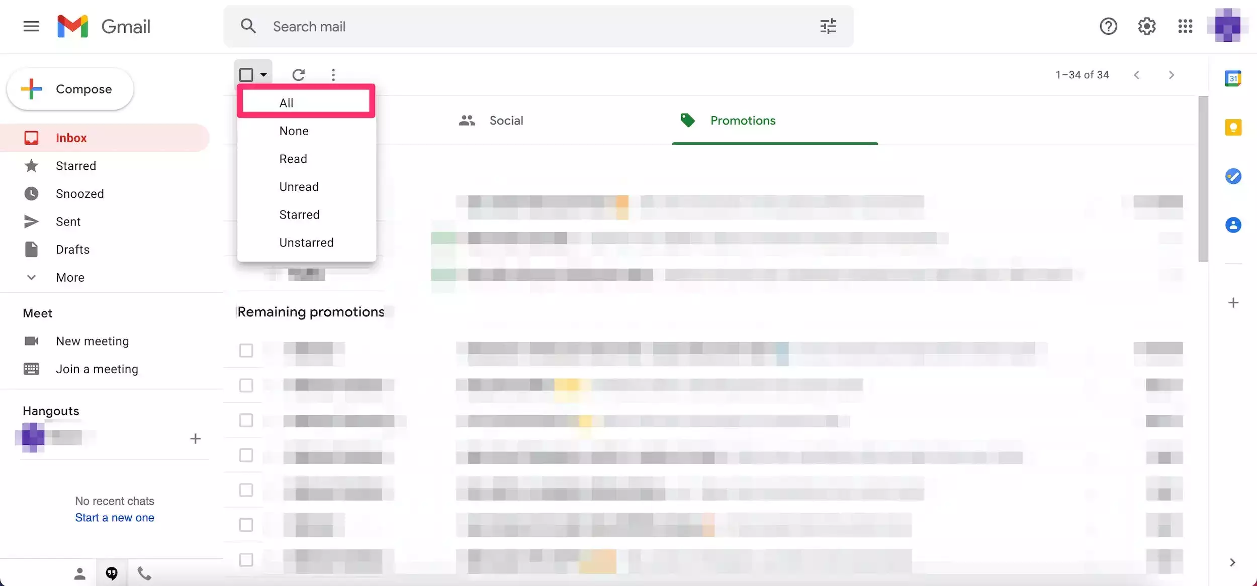 如何在 Gmail 中将所有电子邮件标记为已读 如何在 Gmail 中将所有电子邮件标记为已读