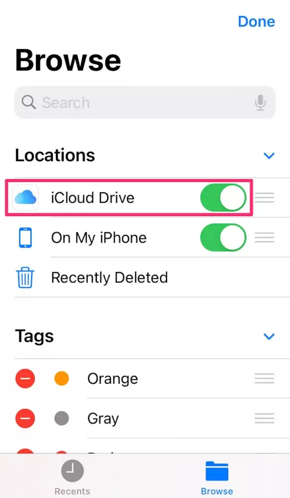 如何在 iPhone 上设置 iCloud Drive 以跨设备同步文件