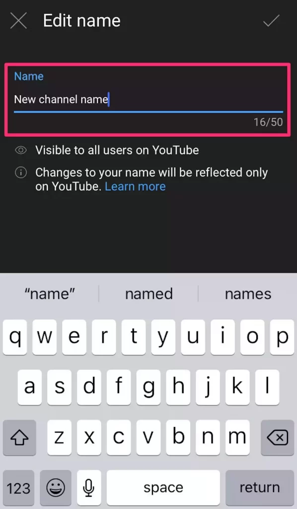 如何在桌面设备和移动设备上更改您的 YouTube 频道名称