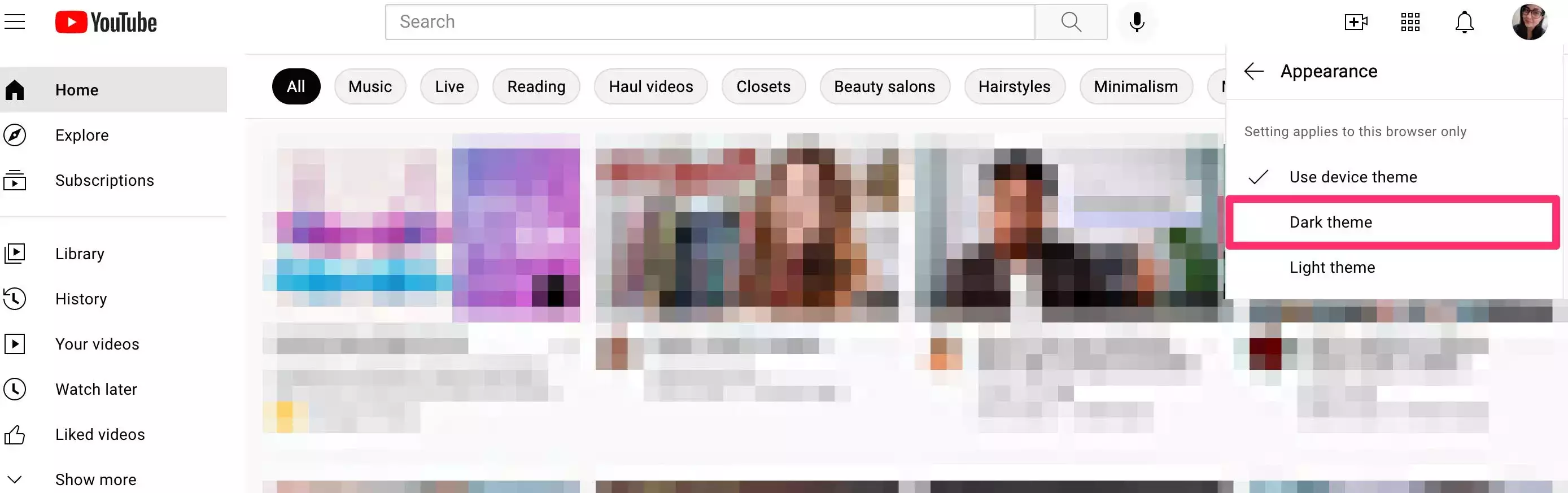 如何在桌面或移动设备上启用 YouTube 黑暗模式 如何在桌面或移动设备上启用 YouTube 黑暗模式